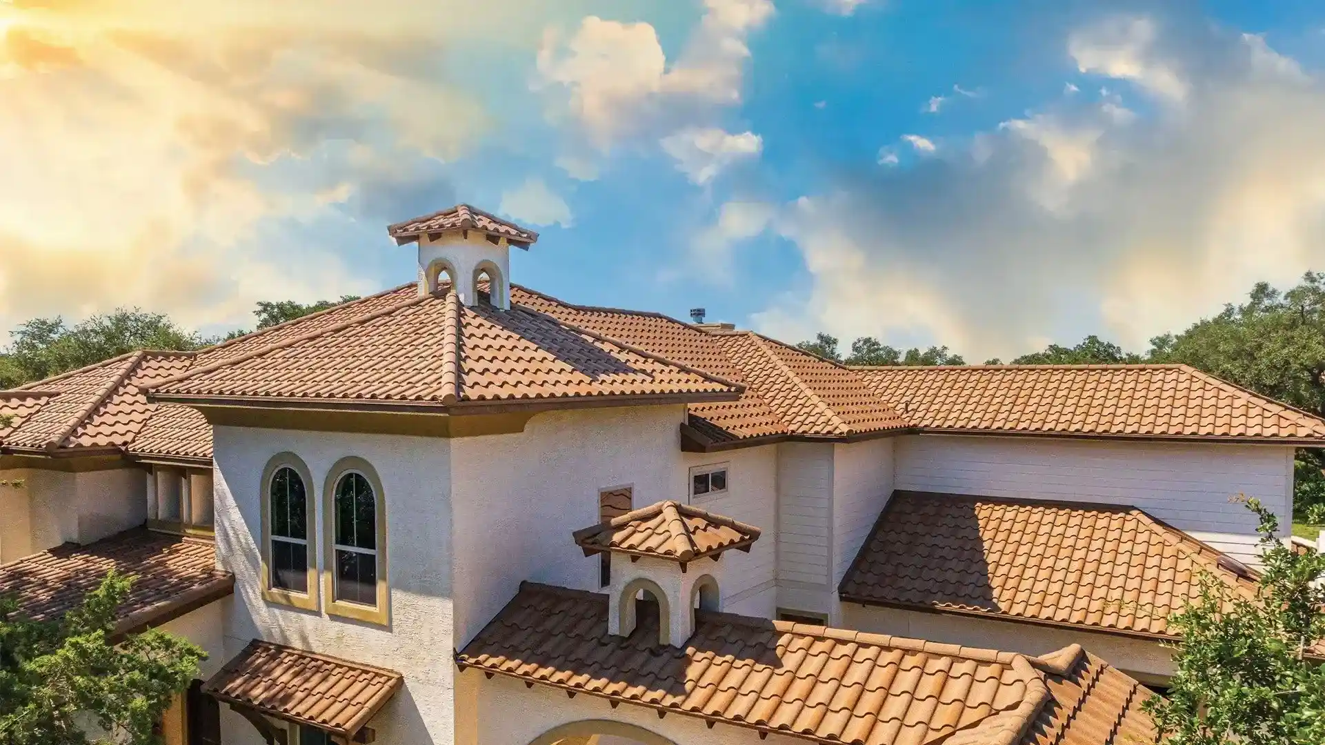 DECRA stone-coated steel roofing on a residential home