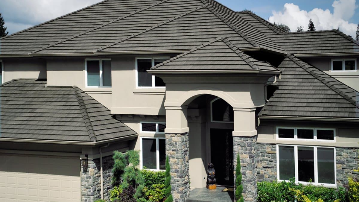 Newpoint concrete roof tile on a residential home